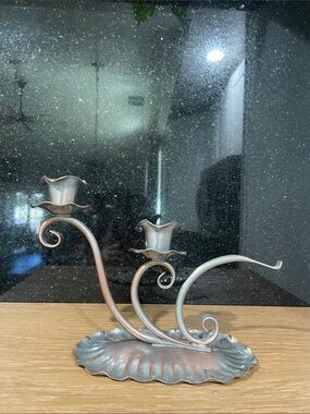 Vintage Gregorian Copper Candelabra